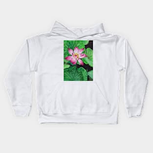 Watercolor Lotus flower Kids Hoodie